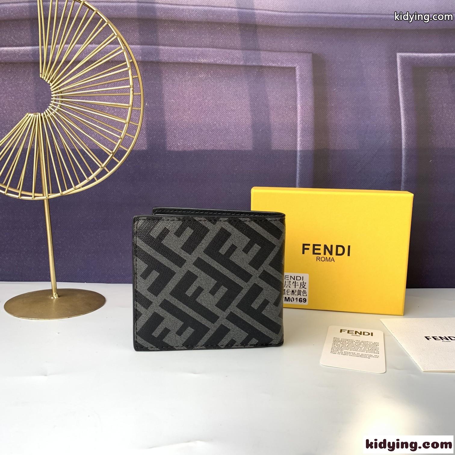フェンディ ダイアゴナル 財布 スーパーコピー 定番 二つ折り財布 ウォレット-2