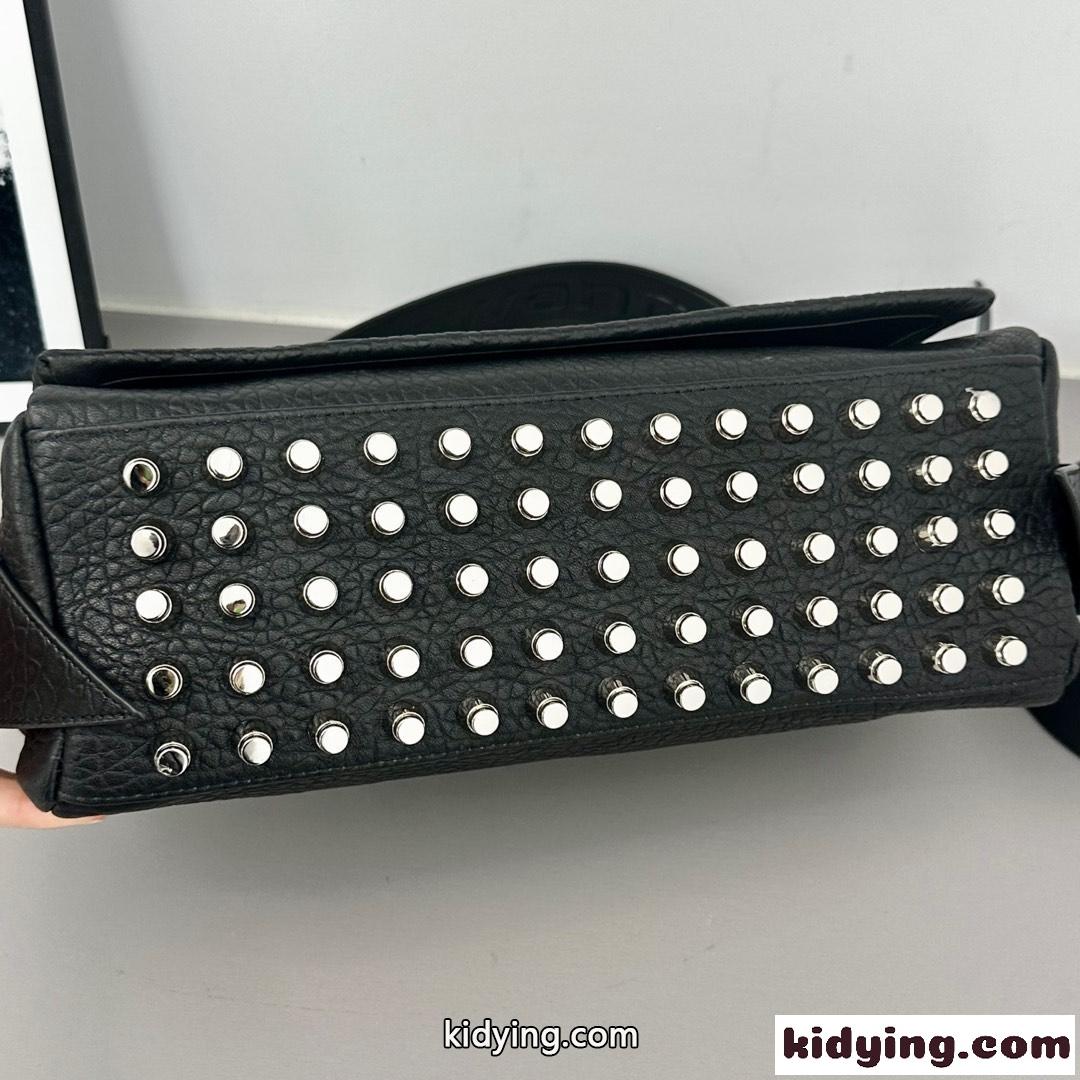 ricco レザー ミディアム コンバーチブルフラップバッグ アレキサンダーワング バッグ コピー-2