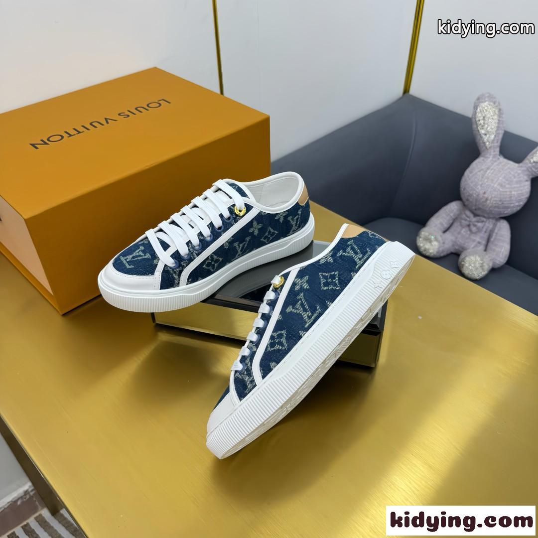 LV ラグーン スニーカー ルイ・ヴィトン スーパーコピー モノグラム ブルー-4