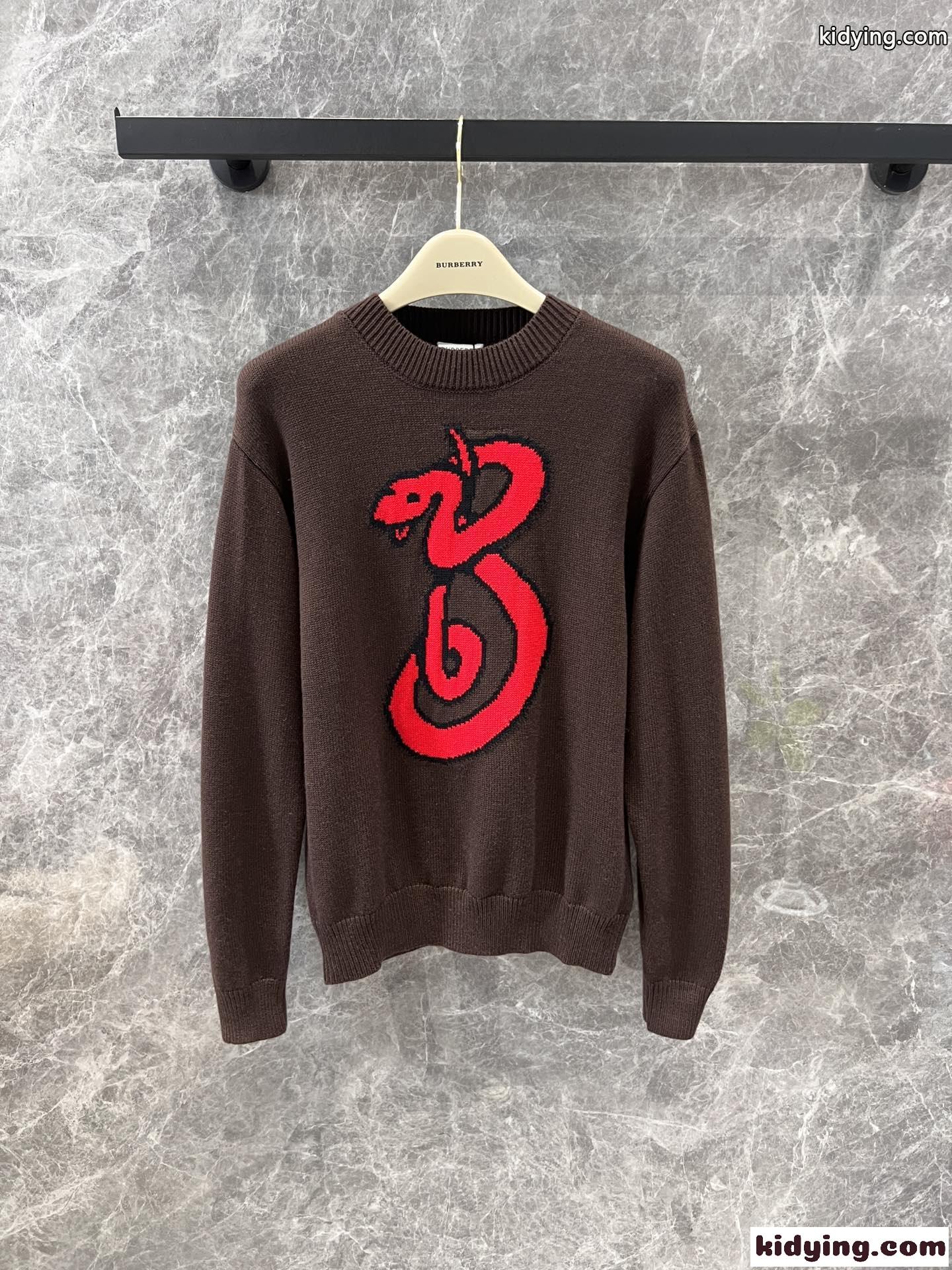 バーバリー セーター スーパーコピー Bスネーク ウールカシミア セーター-2
