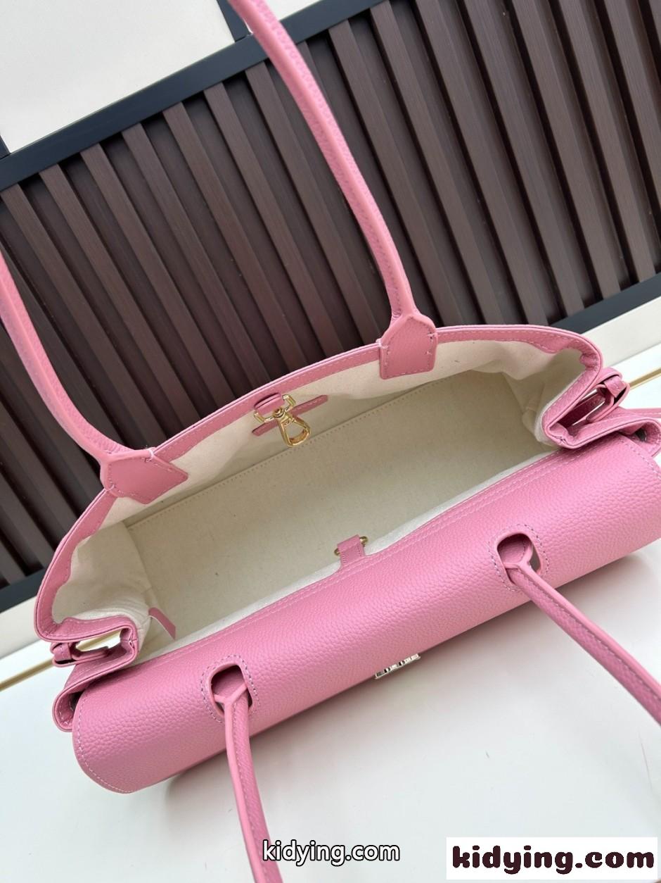 大人可愛い CCマーク ハンドバッグ シャネル バッグ 偽物 ピンク-4