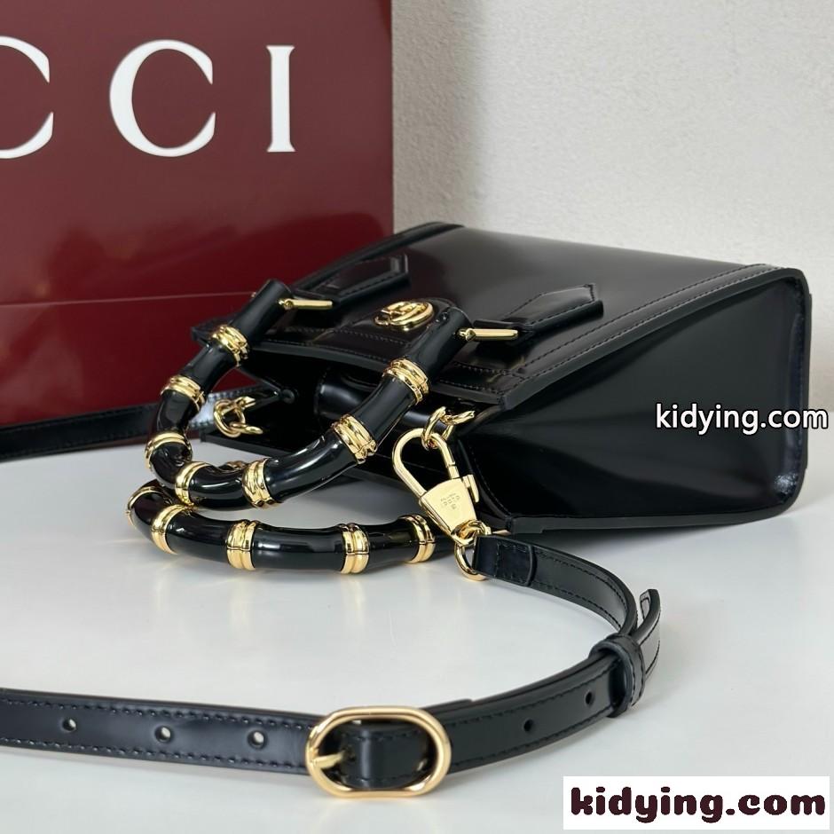 GUCCI ダイアナ スモール トートバッグ グッチ スーパーコピー 832936 ブラック-3