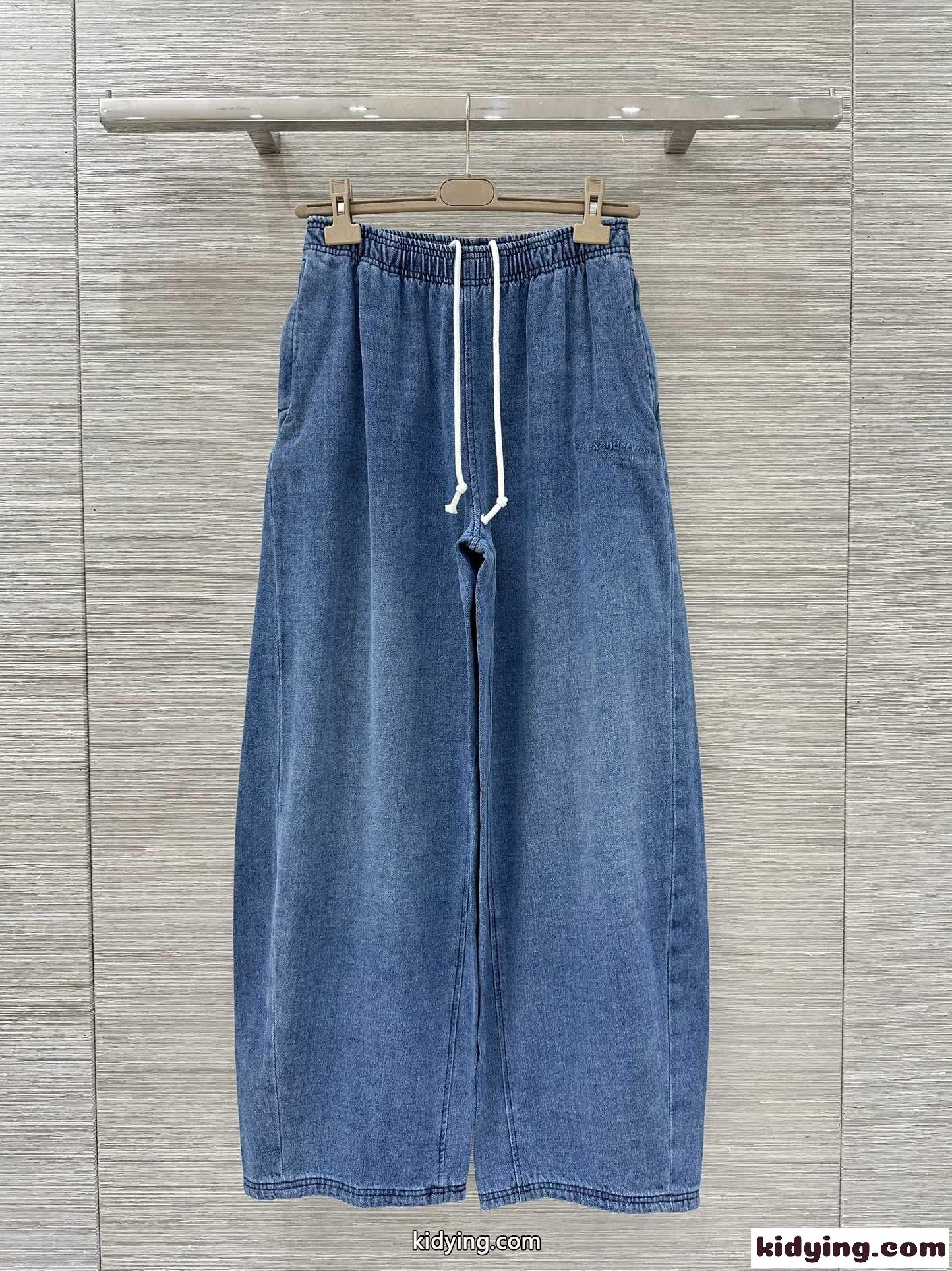カジュアル リラックス デニムパンツ アレキサンダーワング ジーンズ コピー ブルー-0