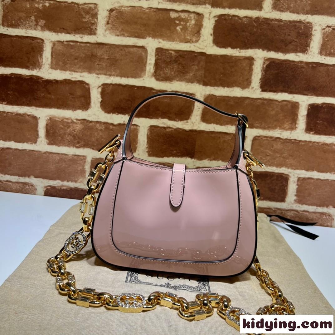 GUCCI グッチ ジャッキー 1961 スモール ショルダーバッグ スーパーコピー ピンク-1