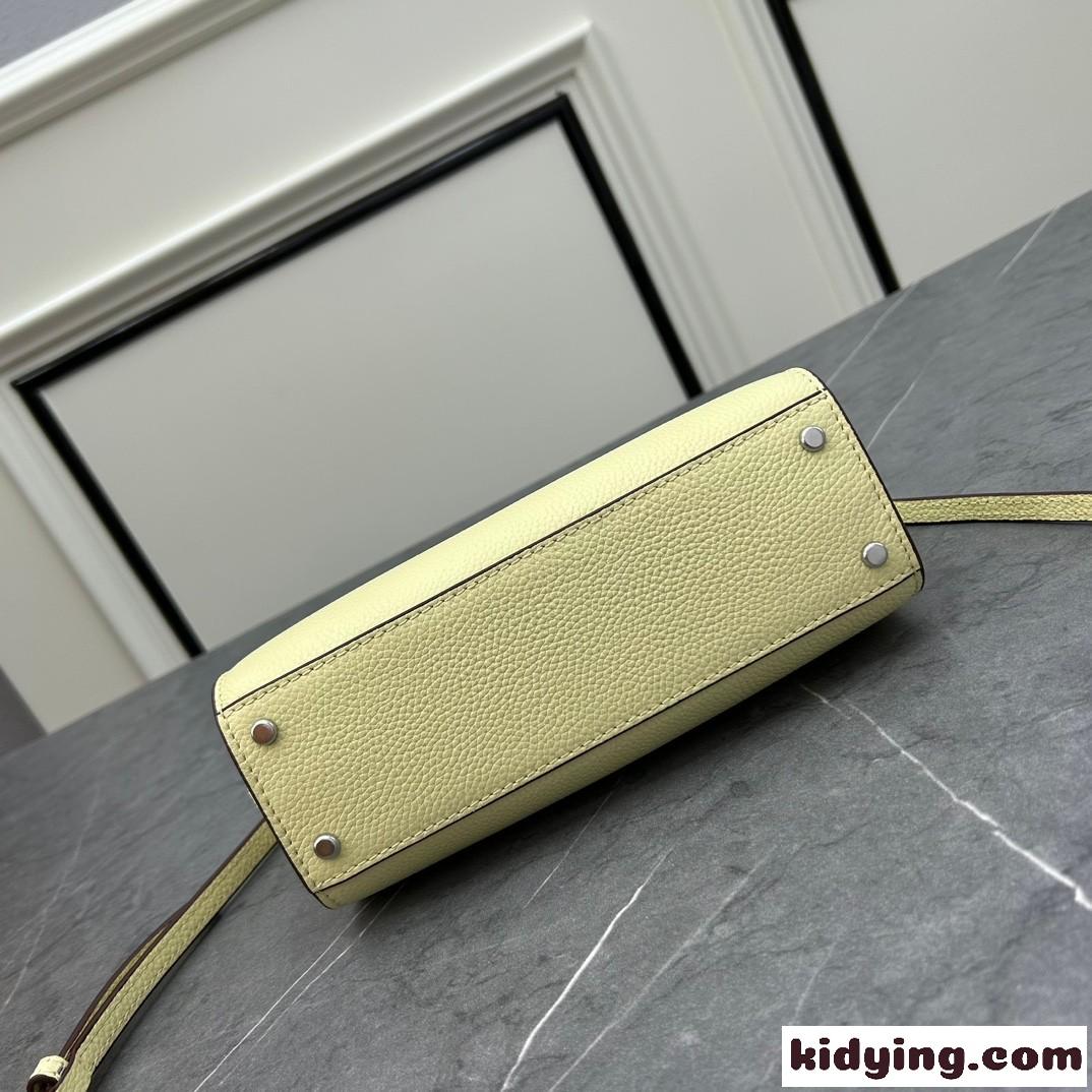 エレノア ミニサッチェル トリーバーチ バッグ スーパーコピー ハンドバッグ イエロー-3