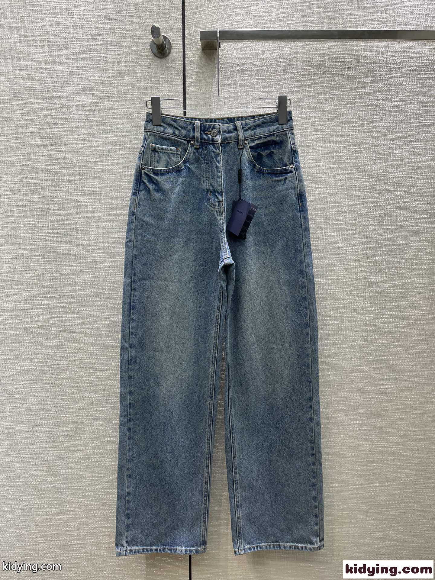 シンプル 定番 合わせやすい プラダ ジーンズ コピー レディース デニムパンツ-0