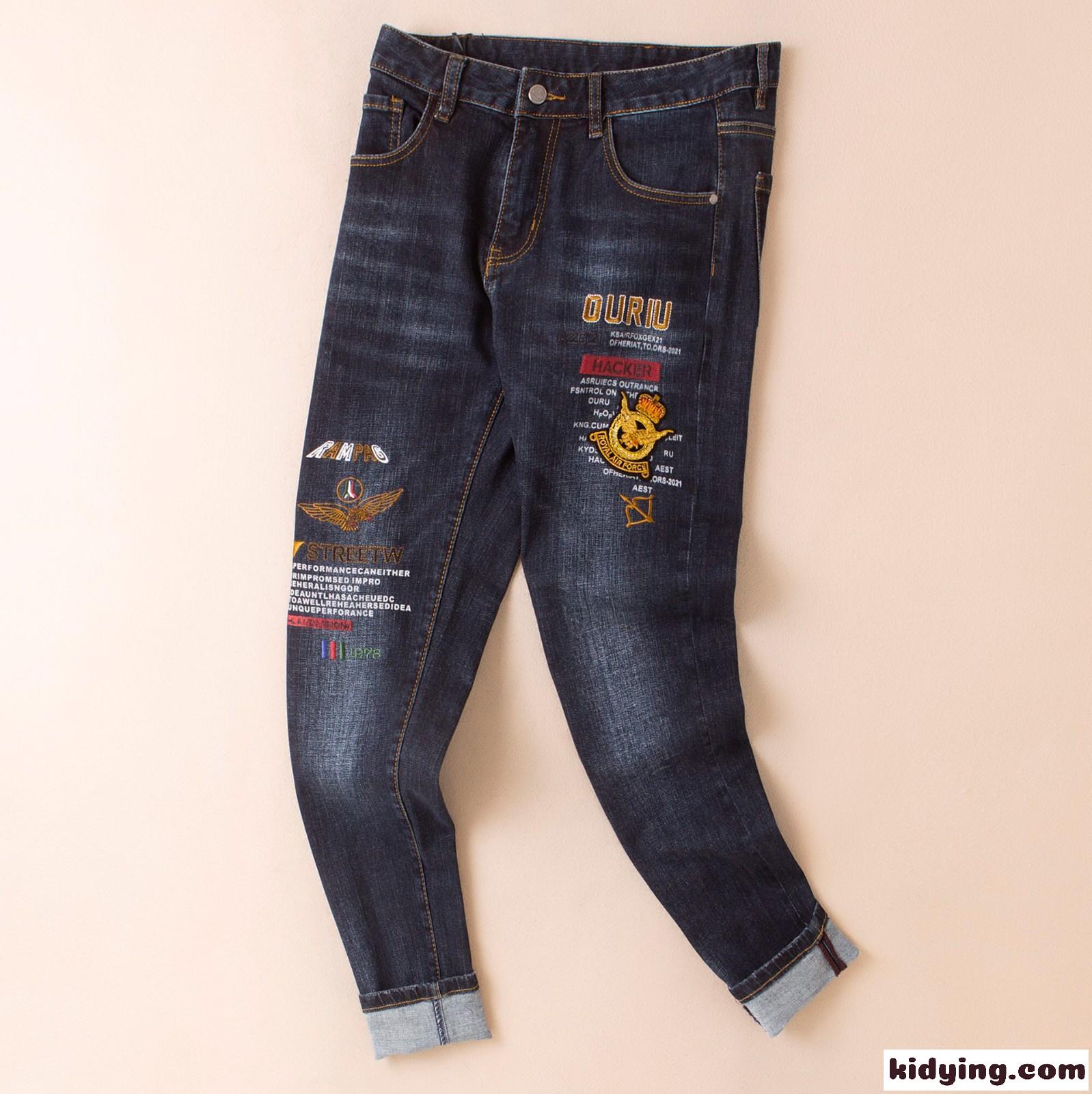ファッション ストリート カジュアル デニムパンツ フィリッププレイン ジーンズ コピー メンズ 柔らかい 快適-1