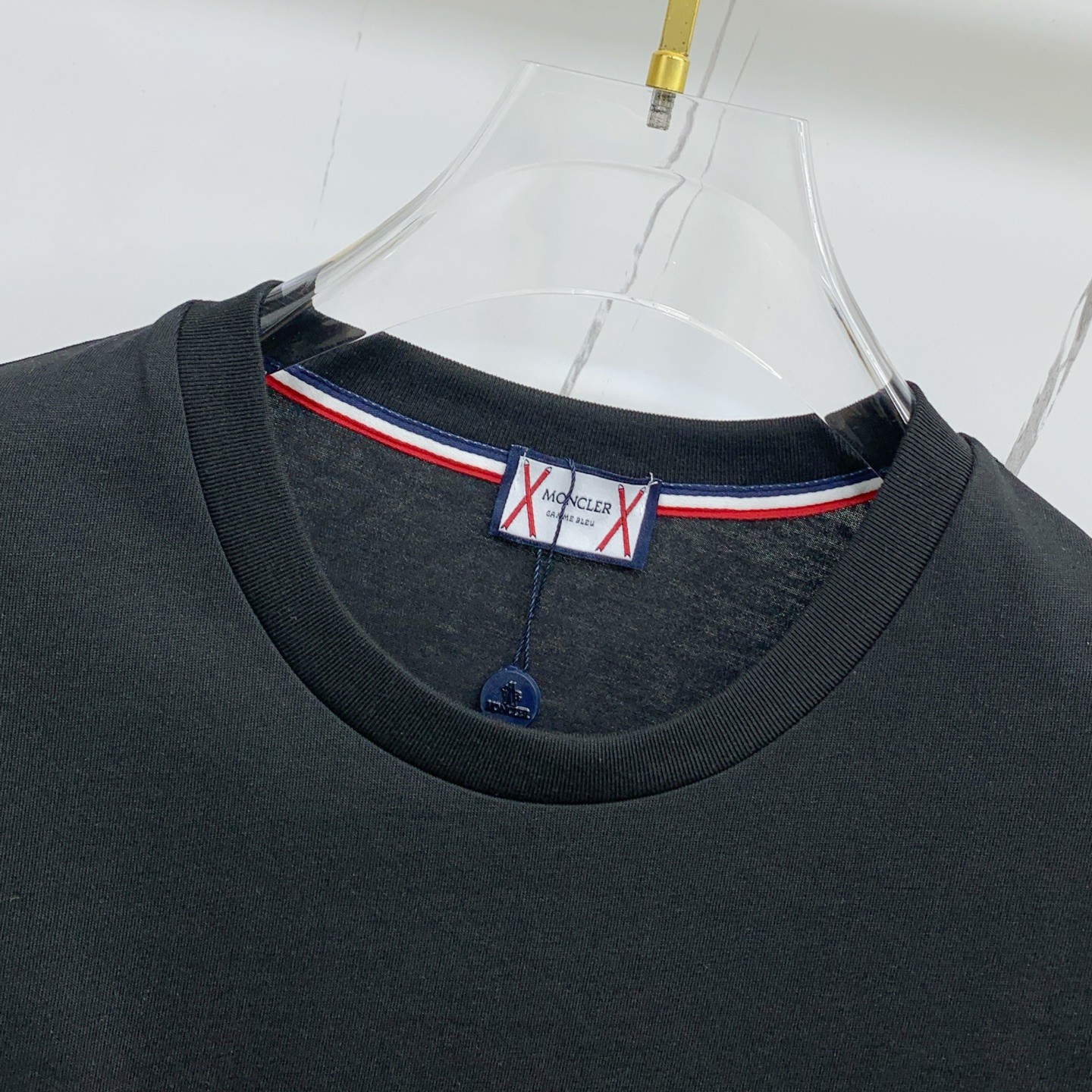 お洒落 目を引く モンクレール Tシャツ 偽物 コットンロゴTシャツ-2