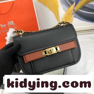 ​Coach コーチの女性バッグコーナーの新しいTroupe コーチバッグ 新作コピー 女性はオルガンチェーンバッグを片肩に斜めに掛ける-2