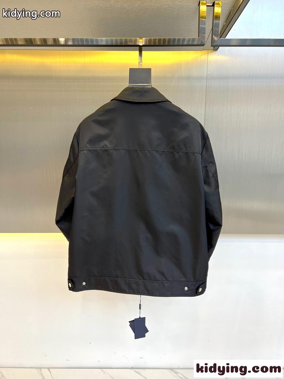 大人 上品 カジュアル ブルゾン プラダ ジャケット コピー ブラック-4