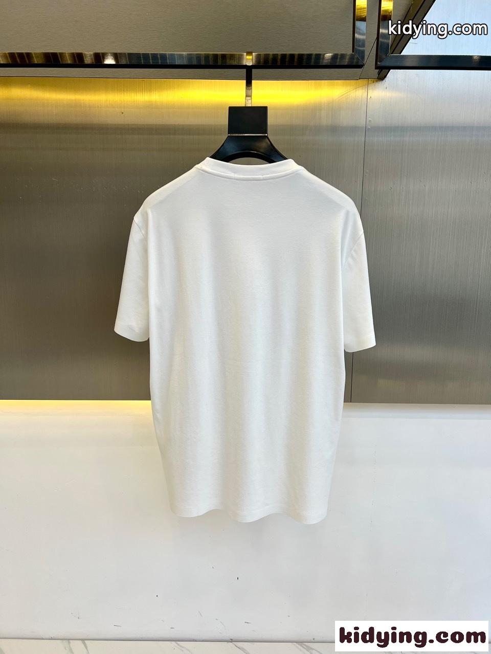 ラインストーンロゴ 半袖Tシャツ ヴェルサーチェ Tシャツ 偽物 ホワイト-3