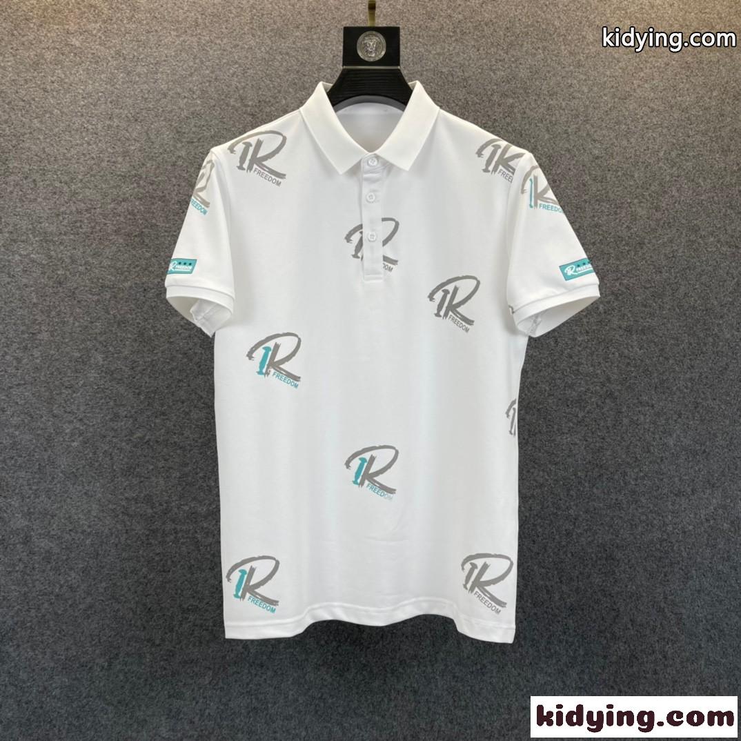 カジュアル フォーマル ポロシャツ 半袖 コットン アルマーニ tシャツ コピー 半袖 トップス 着心地いい-3