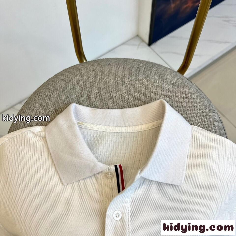 定番 コットンピケ ポロシャツ モンクレール 半袖Tシャツ コピー ホワイト-2