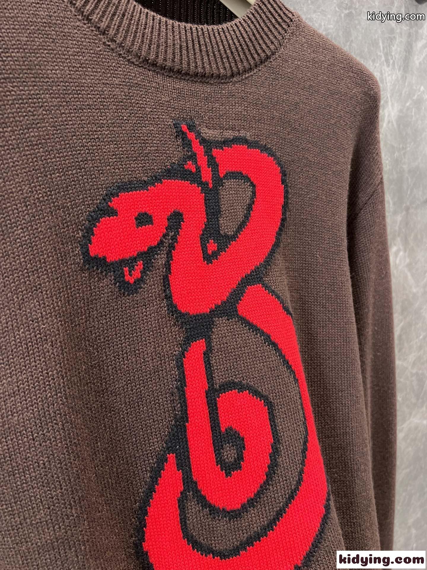 バーバリー セーター スーパーコピー Bスネーク ウールカシミア セーター-3