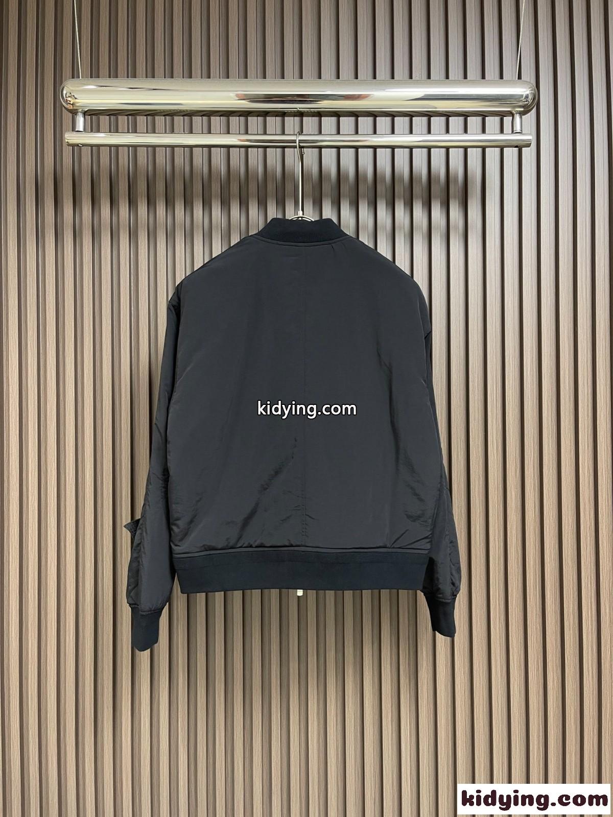 DIOR AND STONE ISLAND ボンバージャケット クリスチャン・ディオール ジャケット コピー ブラック-1