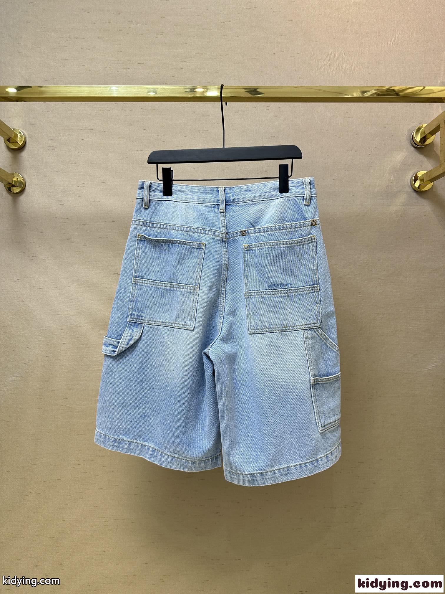 飽きのこない おしゃれ カーペンターデニムショートパンツ ジバンシィ パンツ コピー-0