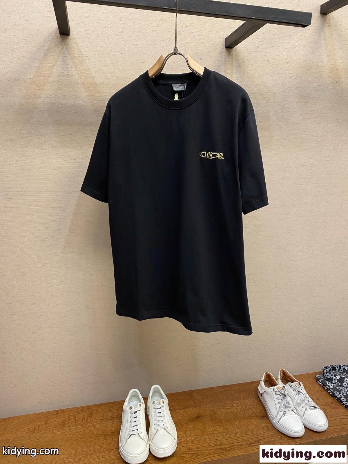 DIOR AND LEWIS HAMILTON Tシャツ クリスチャン・ディオール Tシャツ コピー ブラック-1