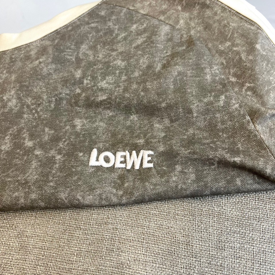 ロエベ Tシャツ 偽物 カジュアル 切り替え コットン クルーネック 半袖Tシャツ-2