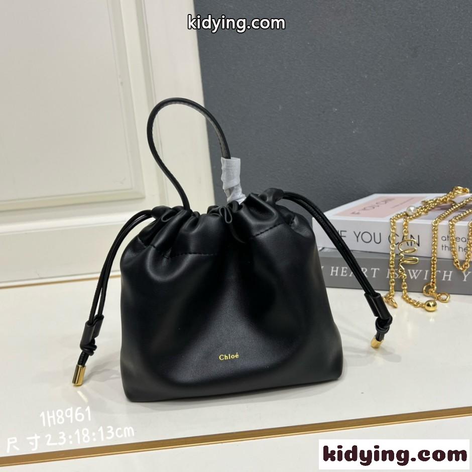クロエ バッグ コピー チェーン付き CHLOÉ ICONSショルダーバッグ ブラック-2