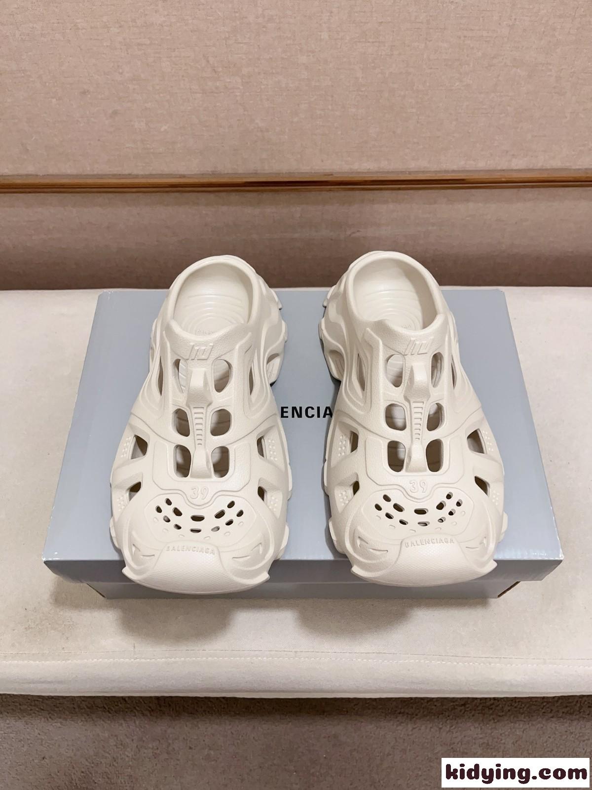 Balenciaga HD カットアウト ミュール バレンシアガ サンダル スーパーコピー ベージュ-1