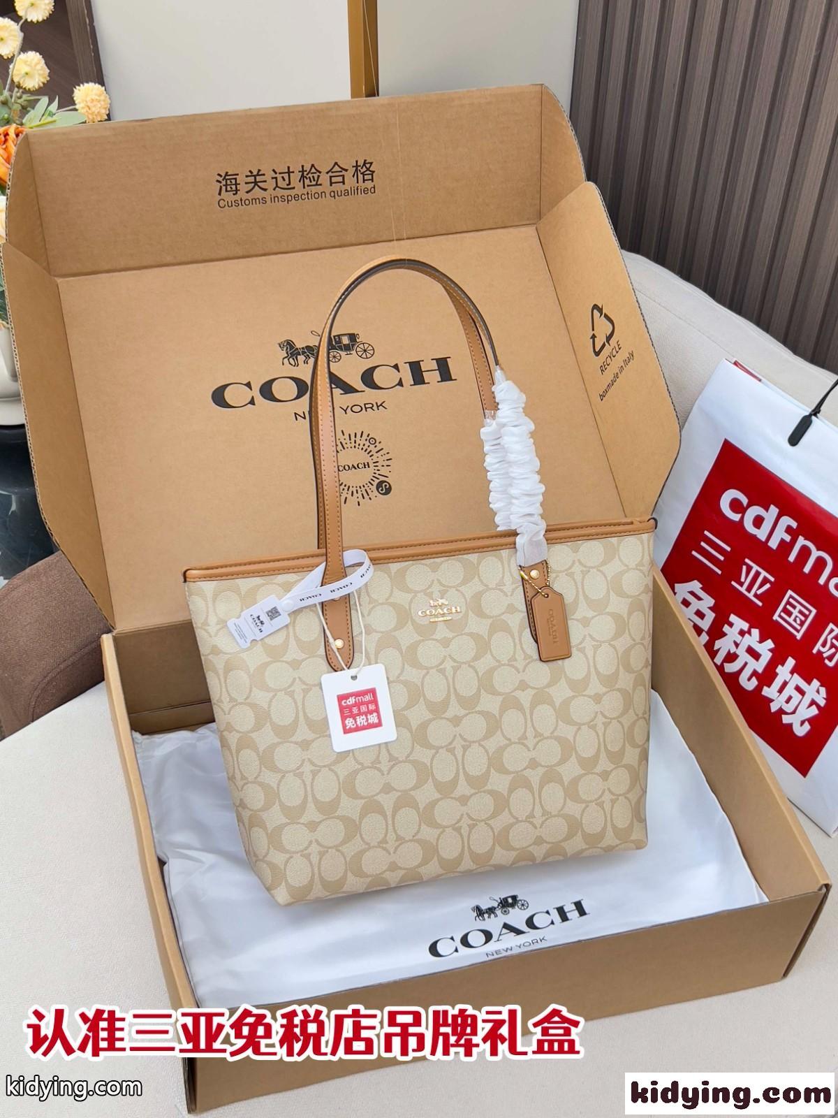 コーチ バッグ スーパーコピー 人気 定番 シグネチャー柄 トートバッグ-0