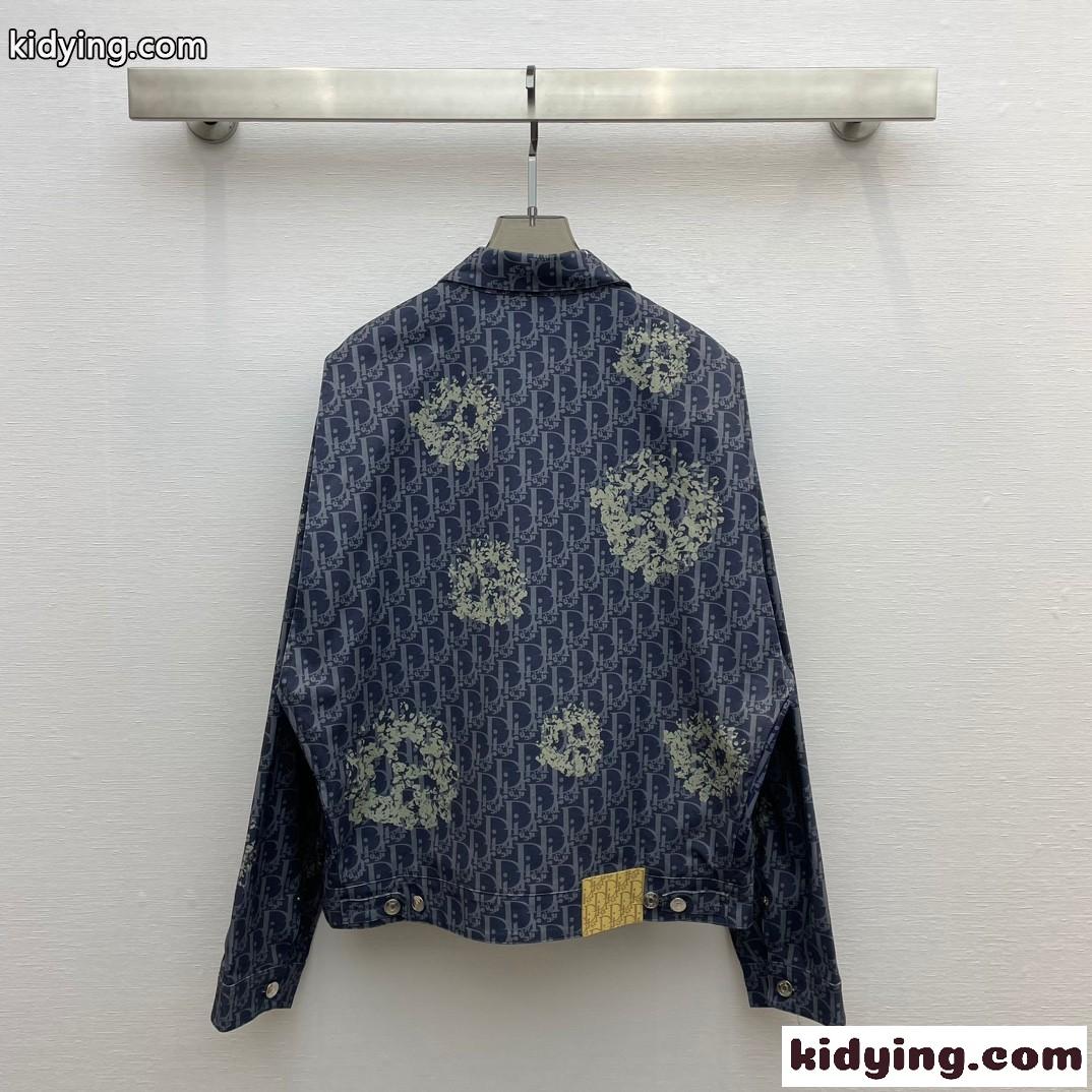 【23-24AW&新作】DIOR Tears オブリークデニムジャケット クリスチャン・ディオール ジャケット コピ-0