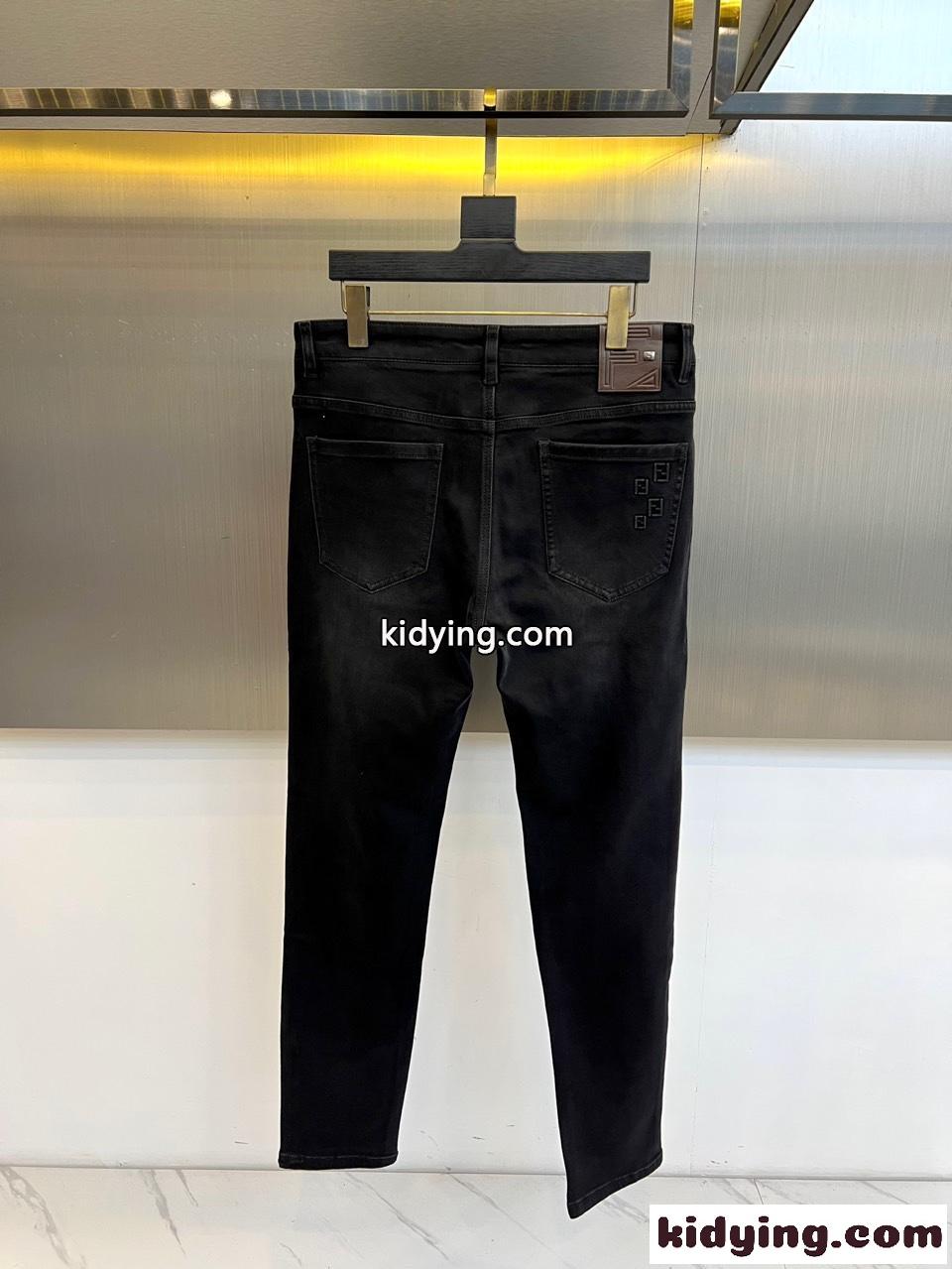 フェンディ ジーンズ 偽物 デニムパンツ 定番 合わせやすい ロングパンツ-2