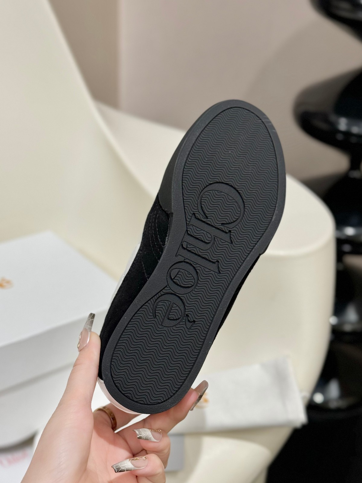 おしゃれ 人気 CHLOÉ KICK スニーカー スーパーコピー レザー＆スエード-3
