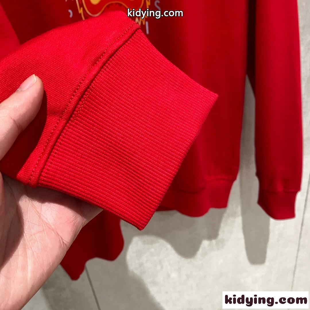 定番 タイガー コットン スウェットシャツ ケンゾー Tシャツ コピー レッド-3