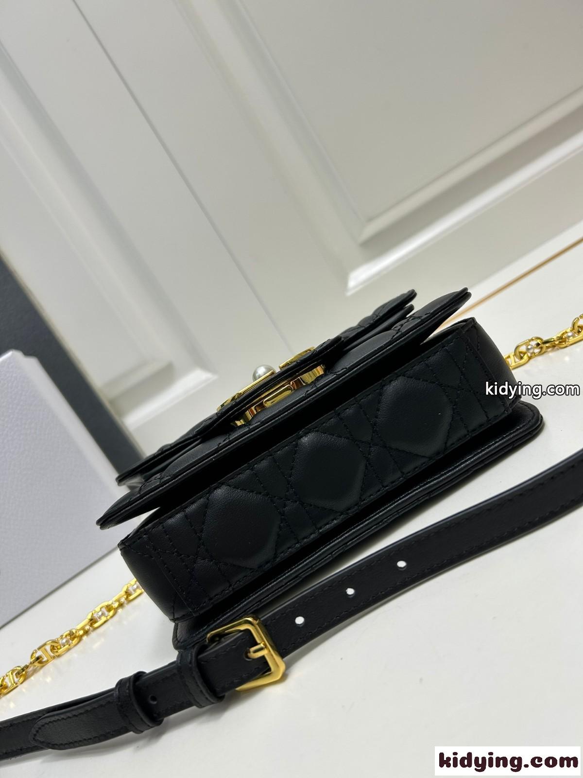 Dior Jolie トップハンドルバッグ スモール クリスチャン・ディオール バッグ コピー ブラック-3