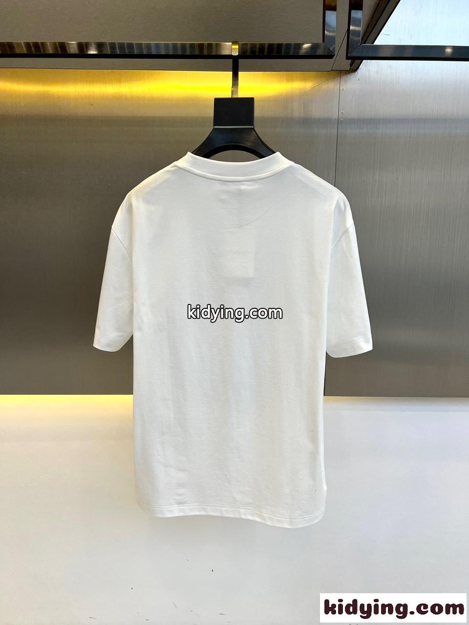 カジュアル プリント クリスチャン・ディオール Tシャツ コピー ホワイト-4