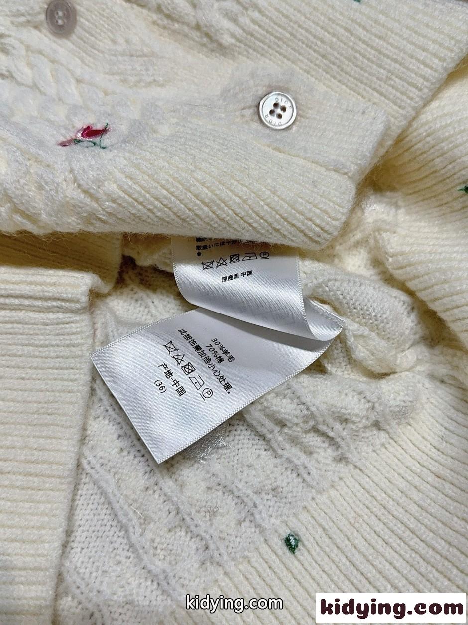 Dioramour エンブロイダリー カーディガン クリスチャン・ディオール ニット コピー-4