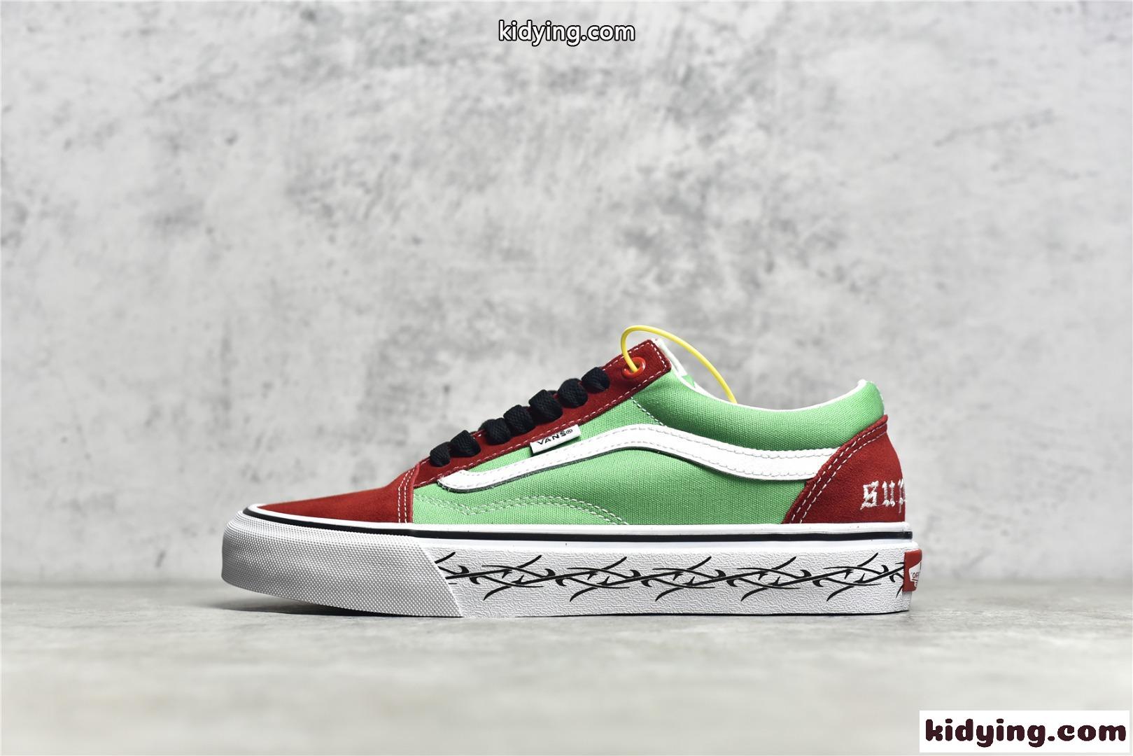 Supreme xVans レディース メンズ シュプリーム スニーカー コピー おしゃれ 人気 軽量 歩きやすい カジュアル レースアップ-1