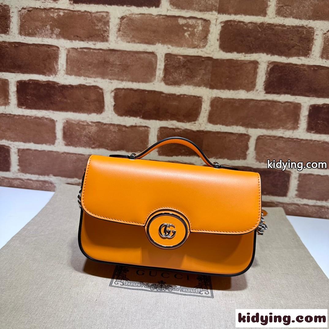 Petite GG ミニ ショルダーバッグ グッチ バッグ コピー レディース ファッション オレンジ-0