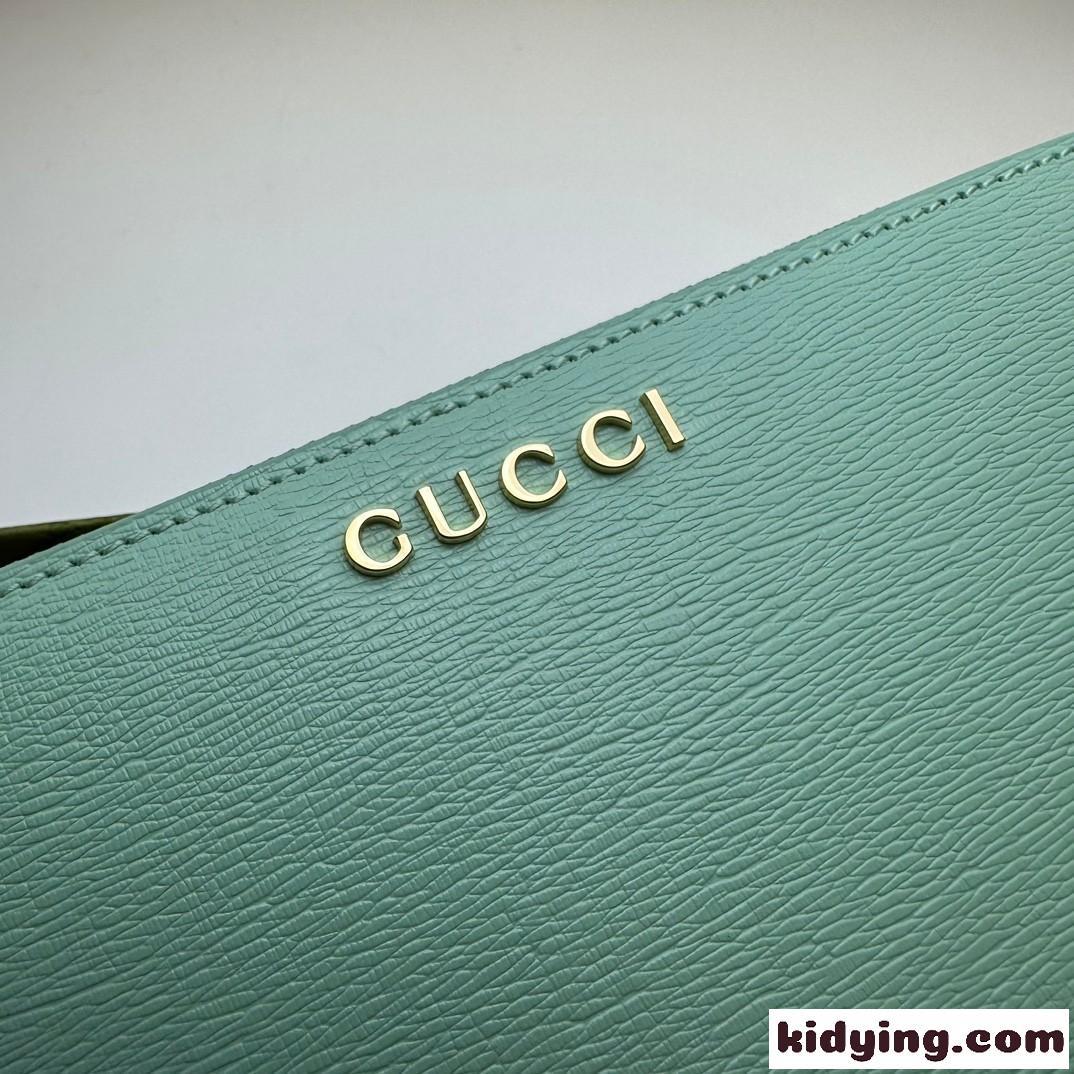 GUCCI スクリプト ジップアラウンドウォレット グッチ 財布 コピー 772642 グリーン-2