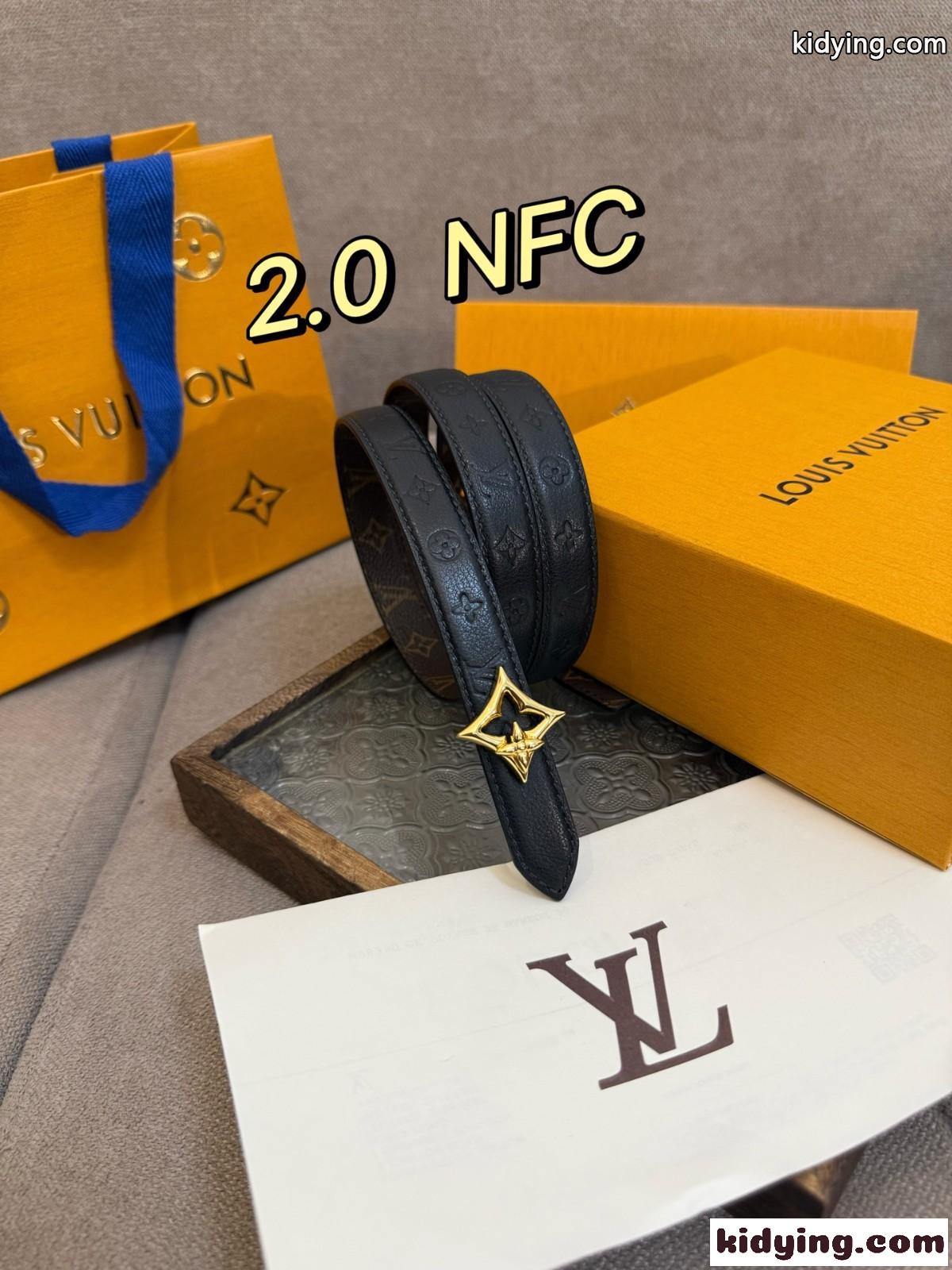 ルイ・ヴィトン スーパーコピー ベルト・LV フラワーグラム 20MM リバーシブル ブラック-2