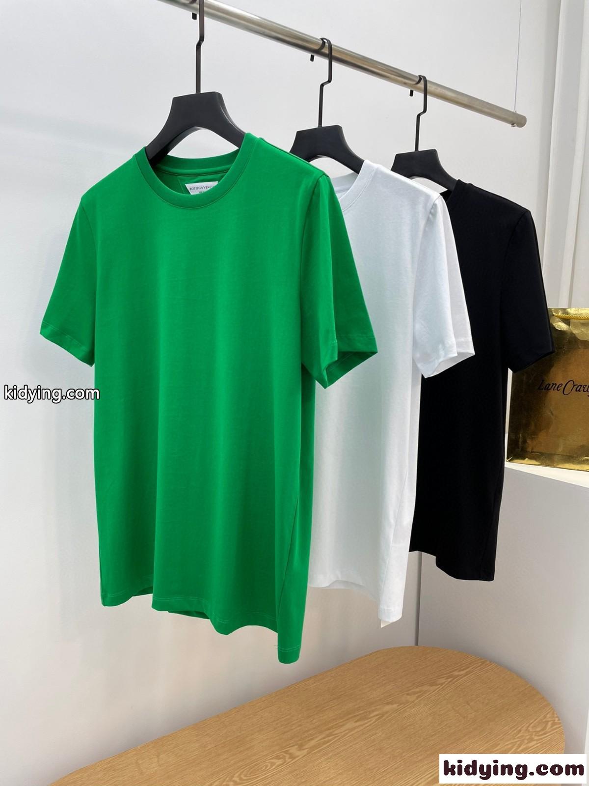 シンプル 無地 ビッグシルエット 3色あり ユニセックス ボッテガヴェネタ tシャツ コピー 体型カバー トップス-1