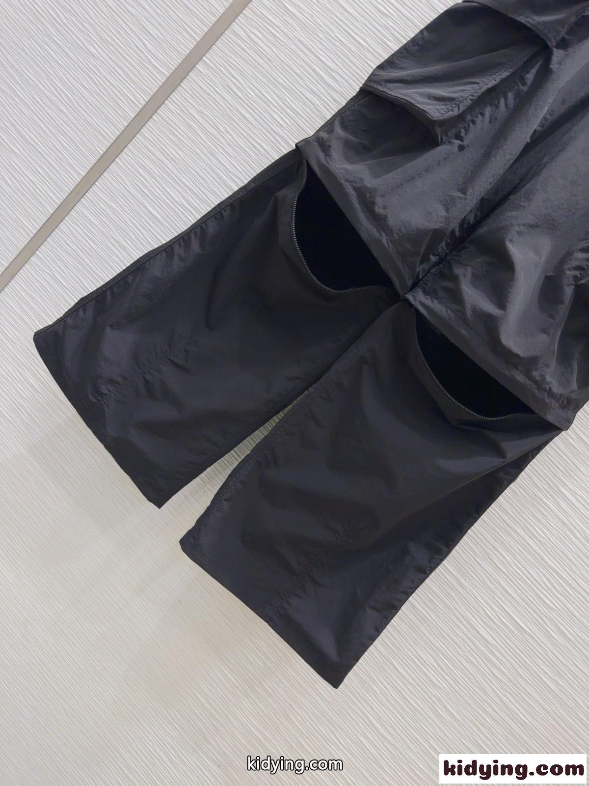 オーバーサイズポケット カーゴパンツ アレキサンダーワング パンツ コピー ブラック-3