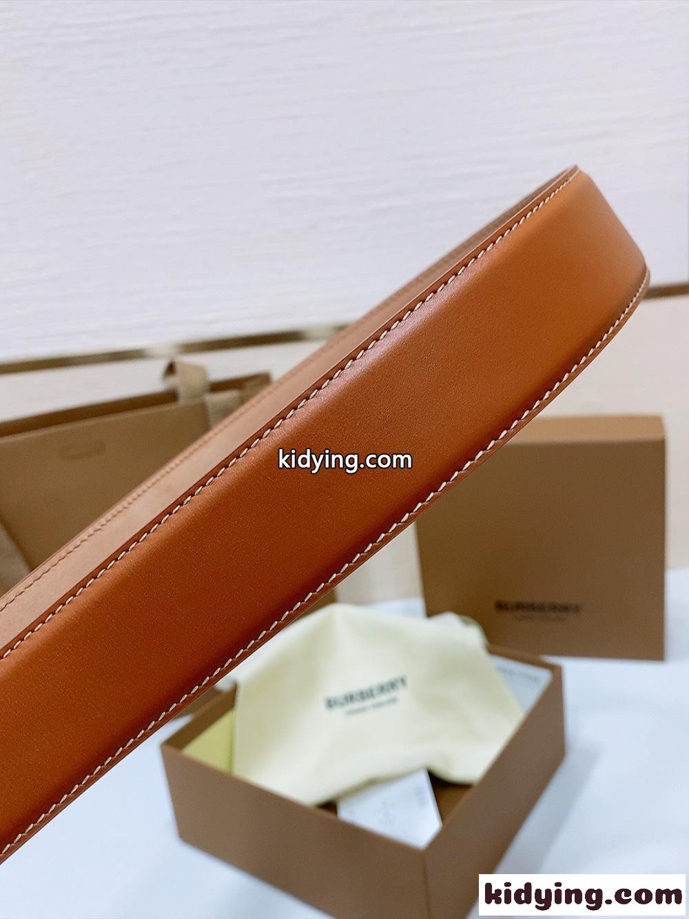 バーバリー ベルト コピー 洗練された 上品 TBバックル 合わせやすい レザーベルト-4
