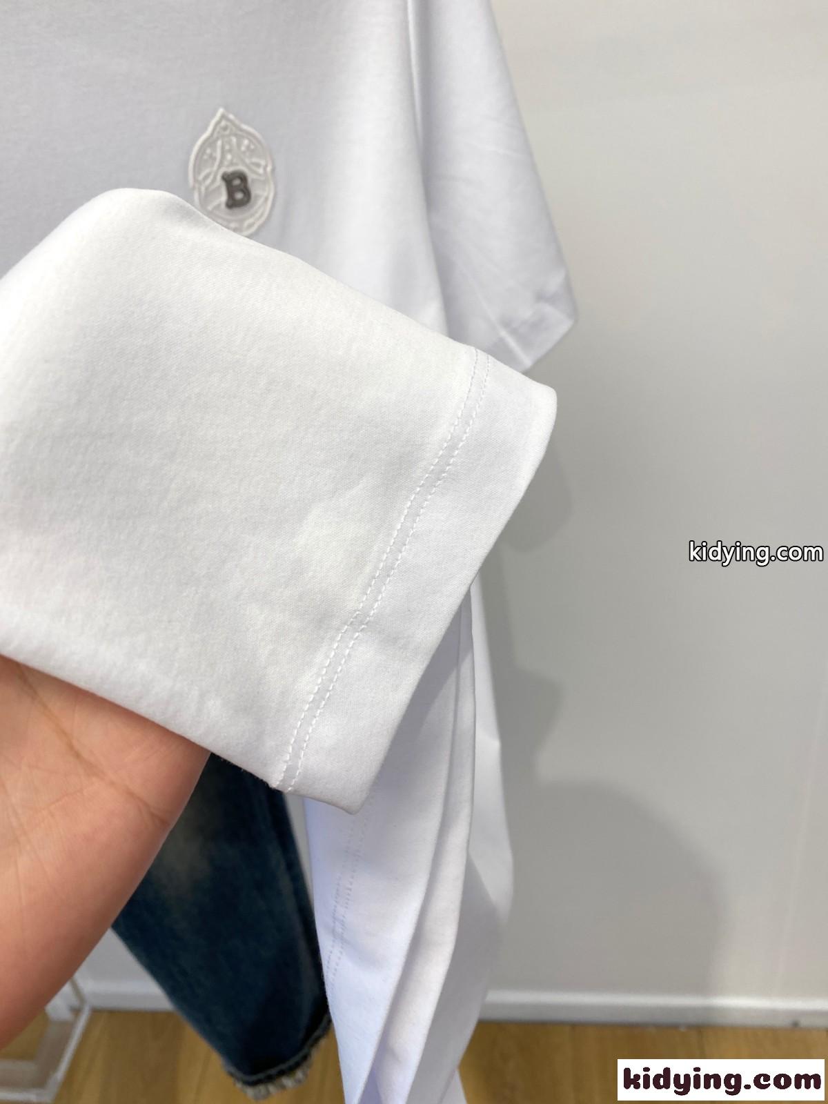 シンプル 合わせやすい クルーネック コットン バルマン Tシャツ コピー 半袖 ホワイト-3