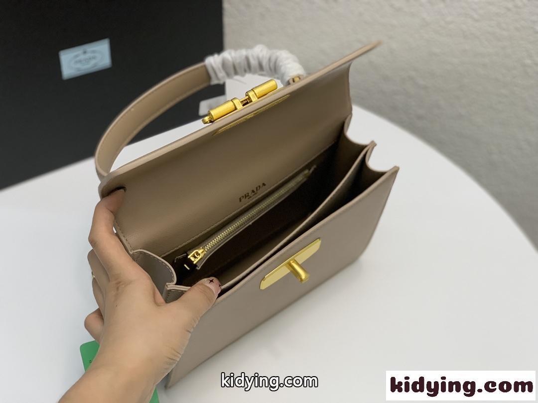 レディース ハンドバッグ プラダ バッグ コピー 人気 レトロ エレガント 斜め掛け 手提げ カバン-3
