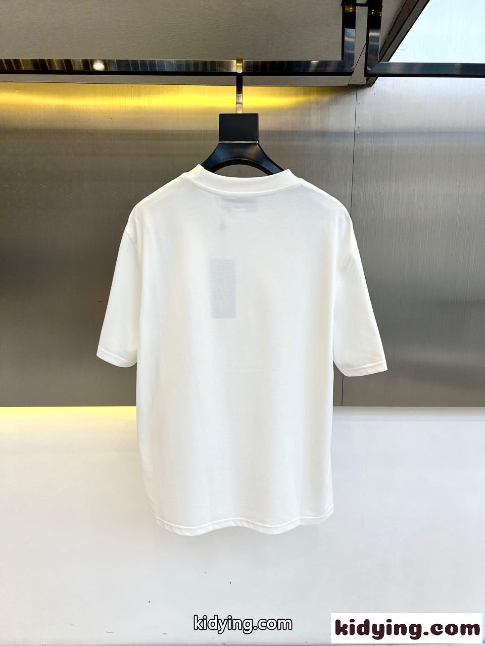 カジュアル クルーネック 半袖Tシャツ グッチ Tシャツ 偽物 合わせやすい ホワイト-3