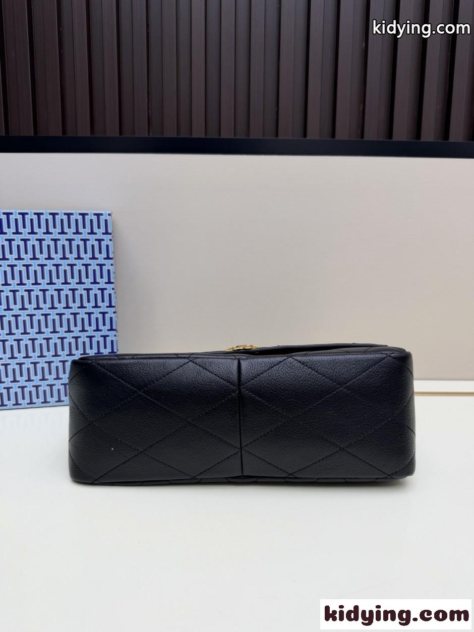 Tory Burch チャーリー キルト ショルダーバッグ トリーバーチ コピー ブラック-3