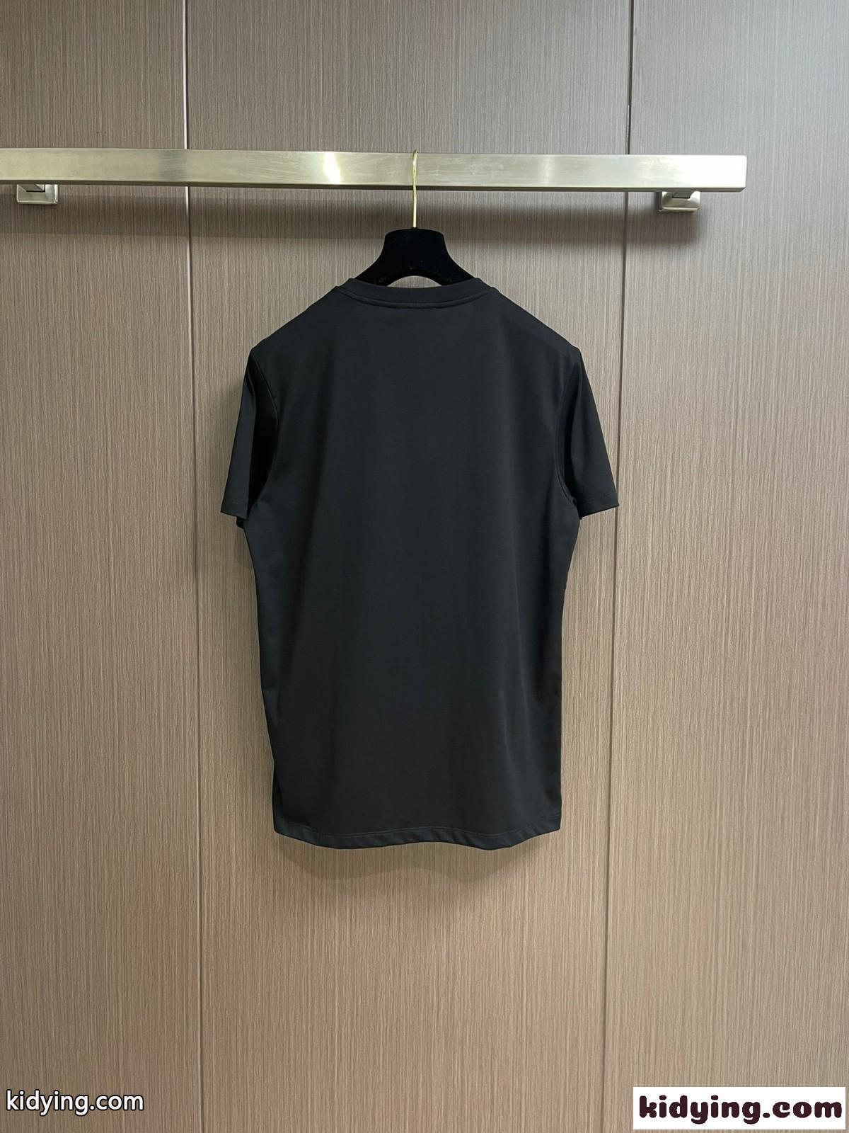 Balmain スター プリント 半袖Tシャツ バルマン Tシャツ コピー ブラック-1