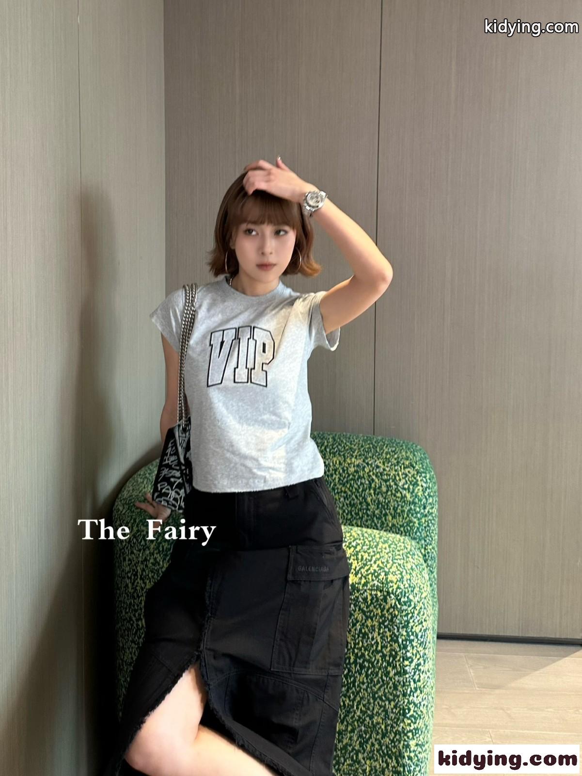カジュアル フェンミン コンパクト 半袖Tシャツ バレンシアガ Tシャツ コピー グレー-4