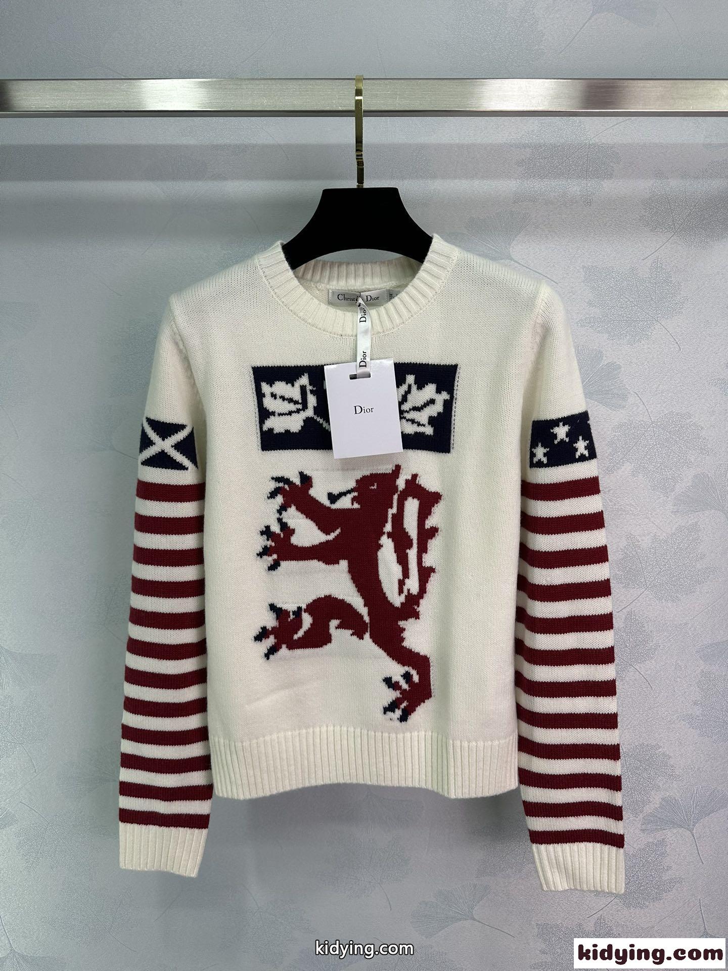 Dior Scotland Map カシミヤニット クリスチャン・ディオール セーター コピー-2