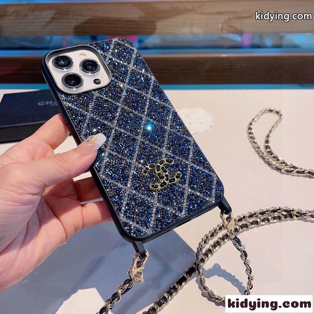 キラキラ スマホケース シャネル アイフォンケース 偽物 iPhone16ケース-3