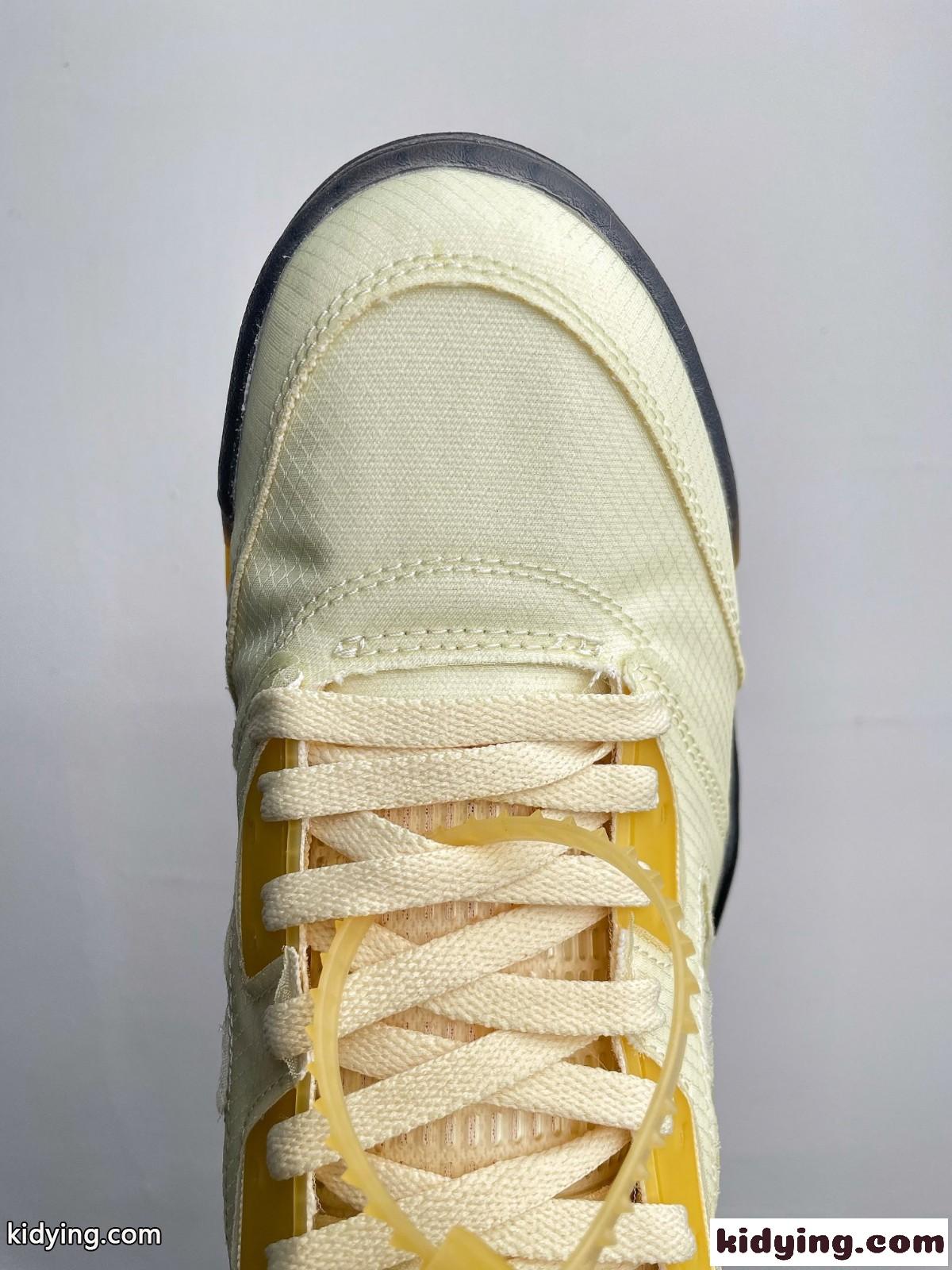 軽量 おしゃれ Off-White X Air Jordan 5 オフホワイト スニーカー コピー-5