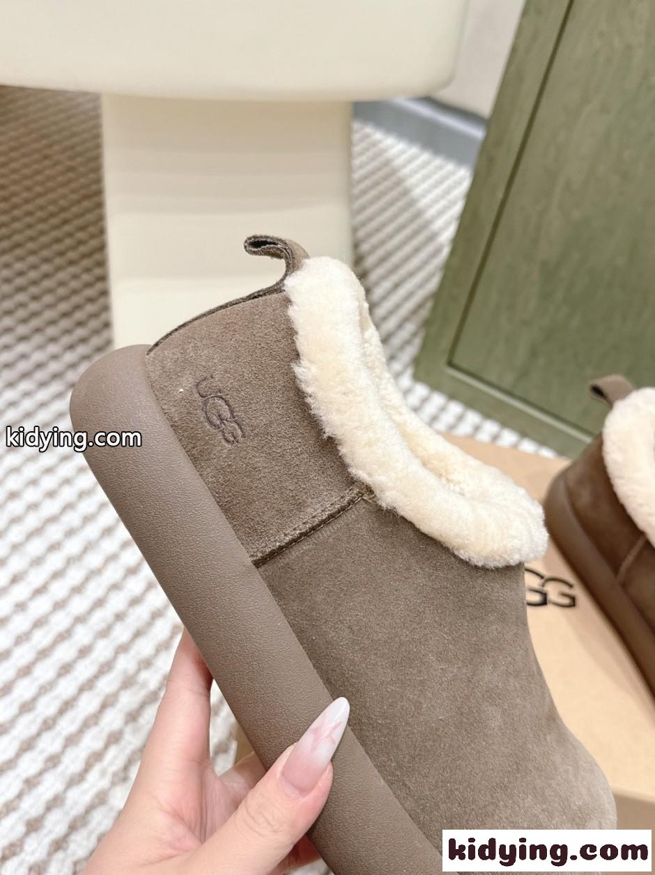 UGG アグ ムートン スリッポン スーパーコピー ふわふわ 合わせやすい-4
