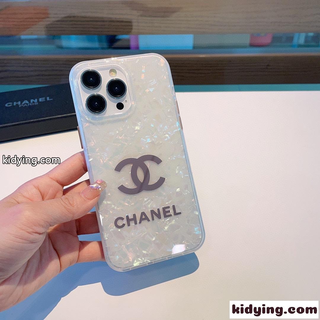 可愛い おしゃれ iPhone 14 ケース シャネル アイフォンケース コピー シェル風 スマホケース-3